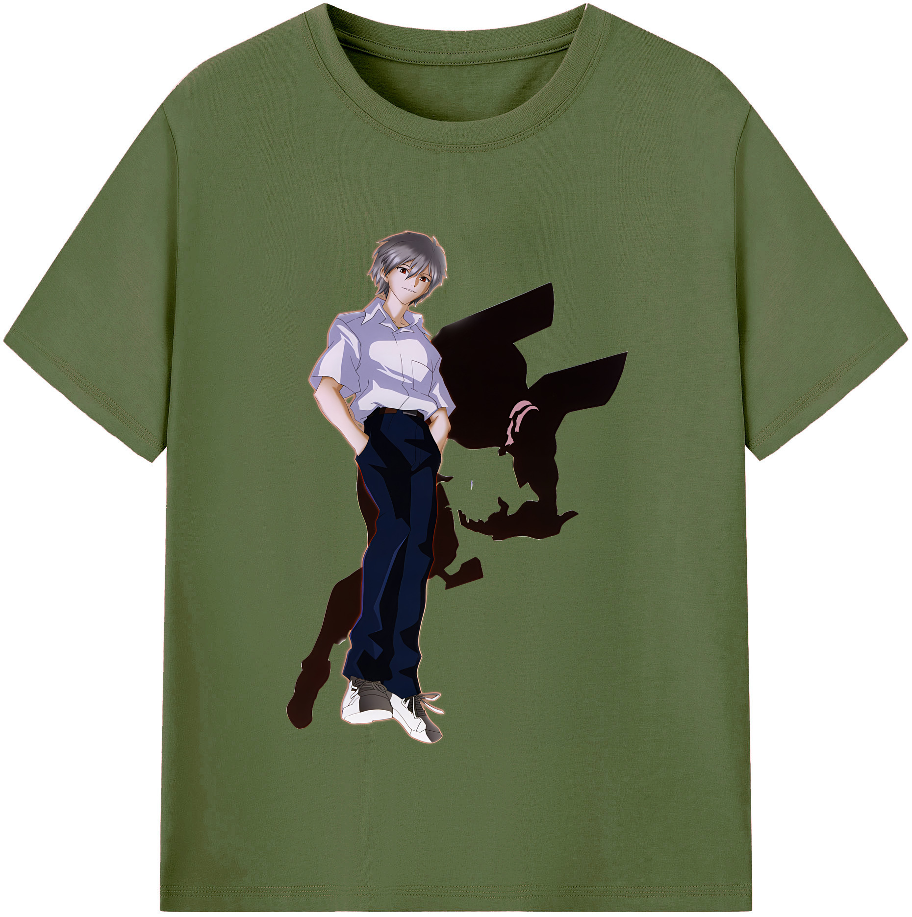 （画像用） EVA 新世紀エヴァンゲリオン 綿100％半袖Tシャツ（フロントプリント）